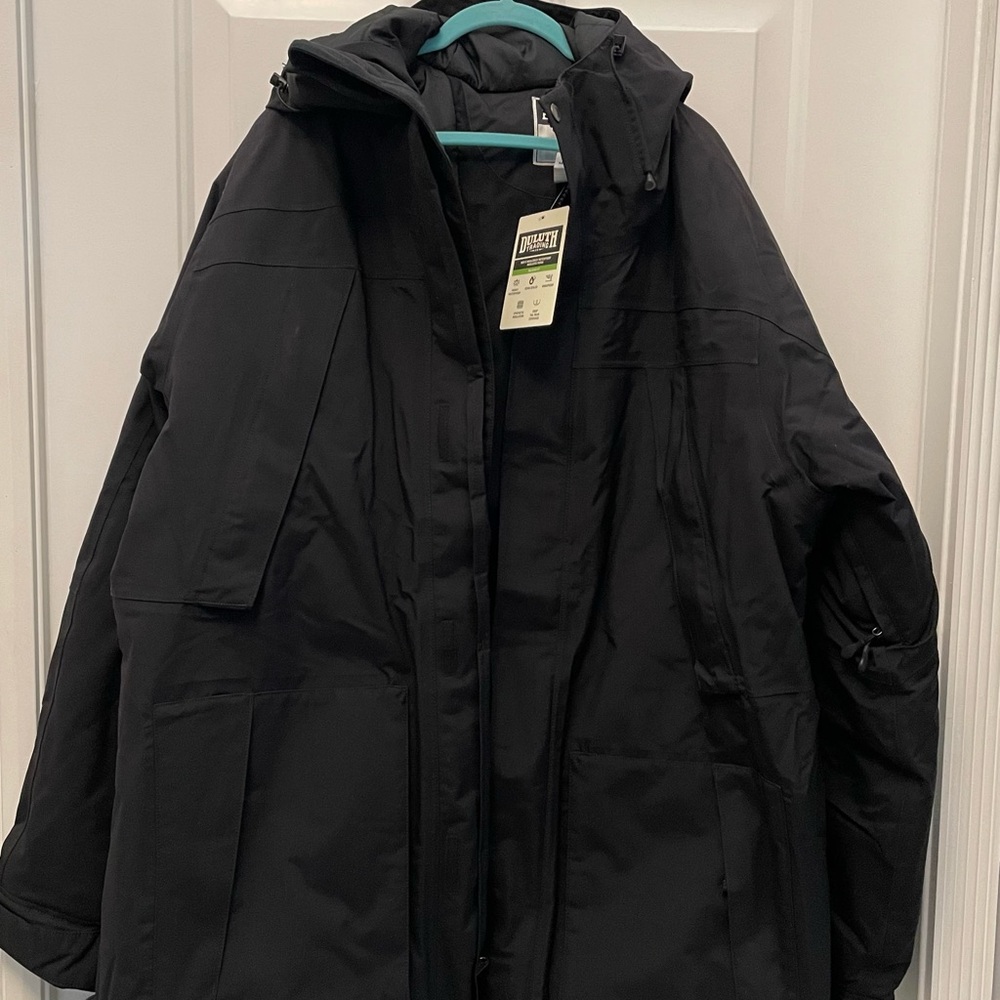 Duluth Trading Men’s Whaleback Waterproof Insulated Parka, 2XL Tall